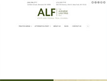 Tablet Screenshot of ahearnelaw.com
